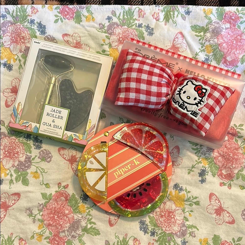 Piper Red and Yellow Hair Accessories Set